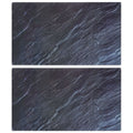 NNEVL Chopping Boards 2 pcs with Natural Stone Pattern Tempered Glass-0