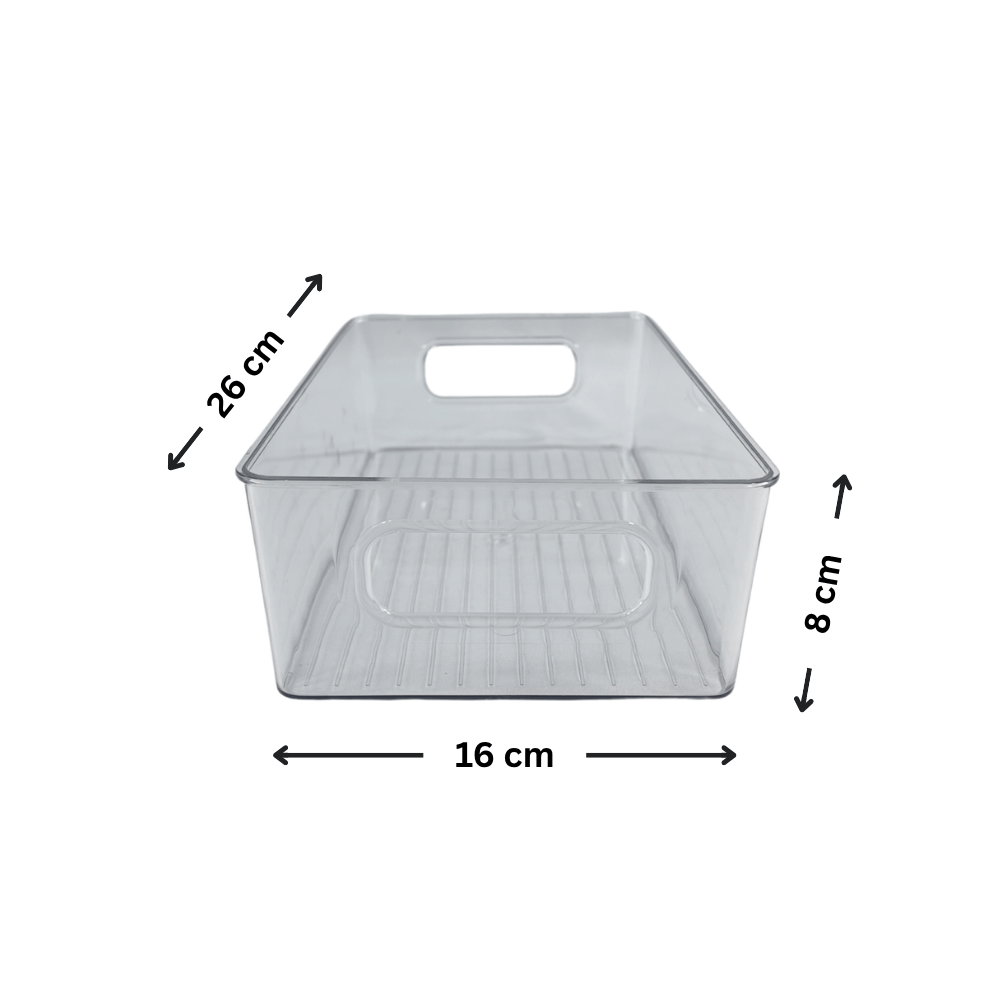 Small Clear Laundry Tub – Stackable Storage Box