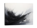 Abstract Black Painting Canvas Art Print