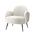 NNEDSZ Armchair Lounge Chair Armchairs Accent Arm Chairs Sherpa Boucle White