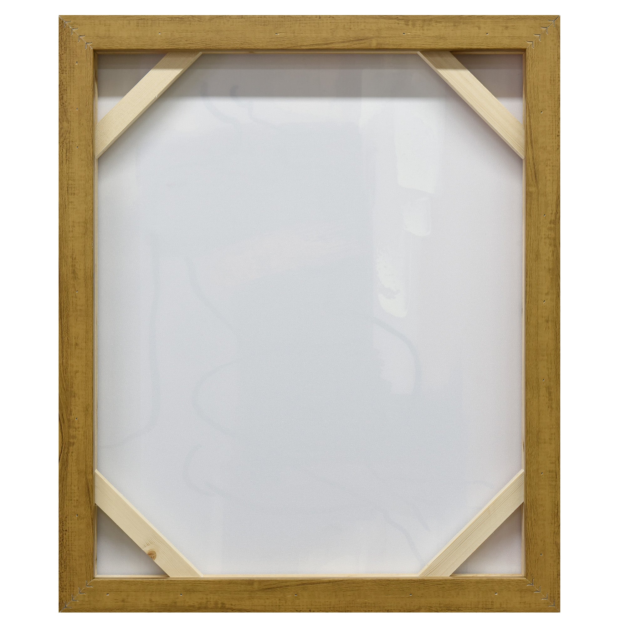 NNEDSZ 50X60cm Golden Veil Dark Wood Framed Canvas Wall Art